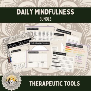 Daily Mindfulness Bundle with BONUS Anxiety Checklist and Body Scan Activity