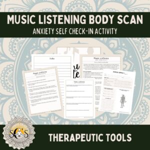 Music Listening Body Scan Activity - Music Therapy intervention for the k-12 classroom