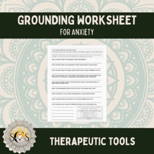 Grounding Worksheet for Anxiety Management