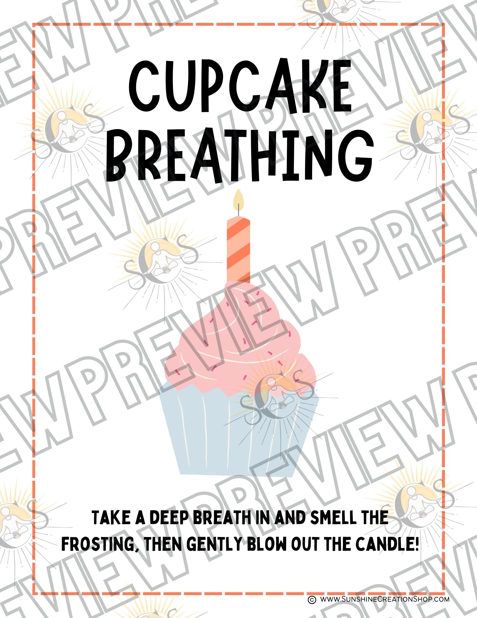 Mindful Breathing Exercise Workbook Sunshine Creation Shop