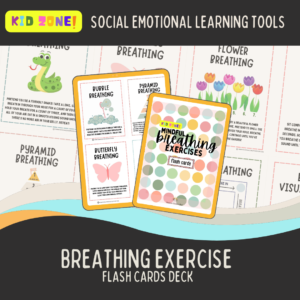 Mindful Breathing Exercise Flash Cards