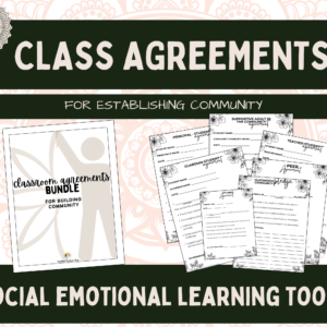 Classroom Agreements Bundle: Fostering a Supportive and Collaborative Learning Environment